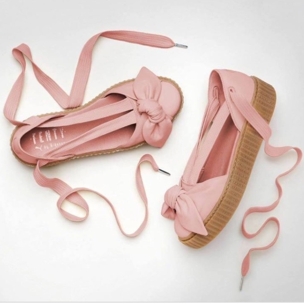 Puma Fenty By Rihanna Leather Lace Up Creepers